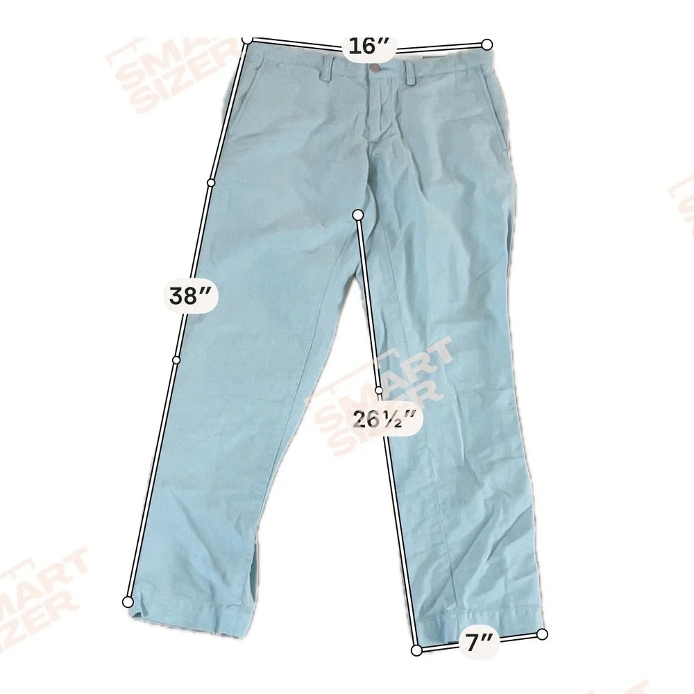 Polo Ralph Lauren Chinos Mens 32/32 Light Blue Excellent Slim Fit 32x26.5
